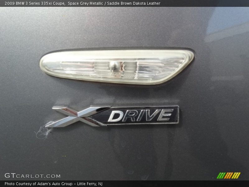 Space Grey Metallic / Saddle Brown Dakota Leather 2009 BMW 3 Series 335xi Coupe