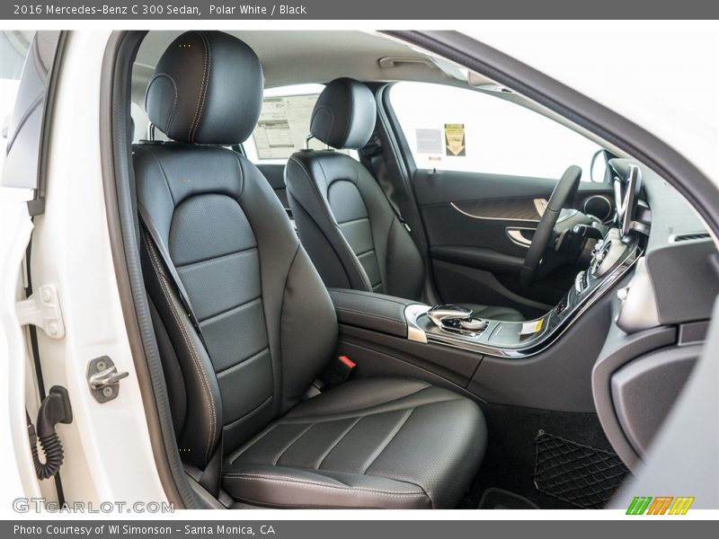 Polar White / Black 2016 Mercedes-Benz C 300 Sedan