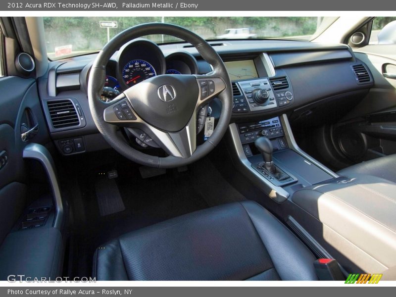 Palladium Metallic / Ebony 2012 Acura RDX Technology SH-AWD