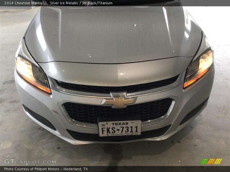 Silver Ice Metallic / Jet Black/Titanium 2014 Chevrolet Malibu LS