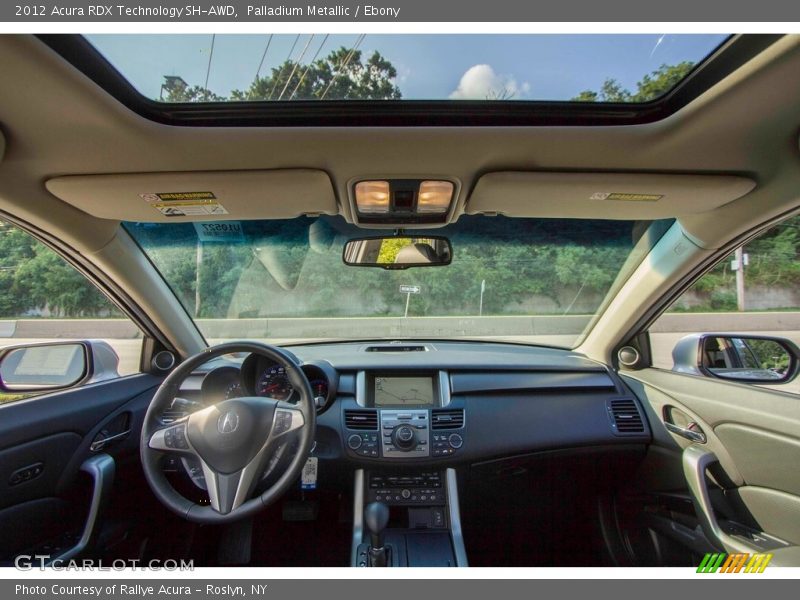 Palladium Metallic / Ebony 2012 Acura RDX Technology SH-AWD