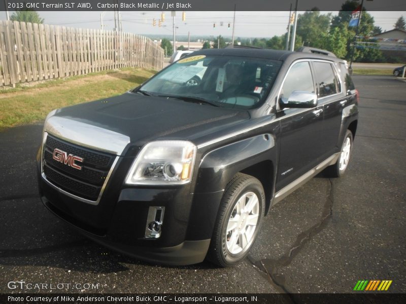 Carbon Black Metallic / Jet Black 2013 GMC Terrain SLT AWD