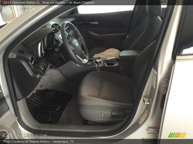 Silver Ice Metallic / Jet Black/Titanium 2014 Chevrolet Malibu LS