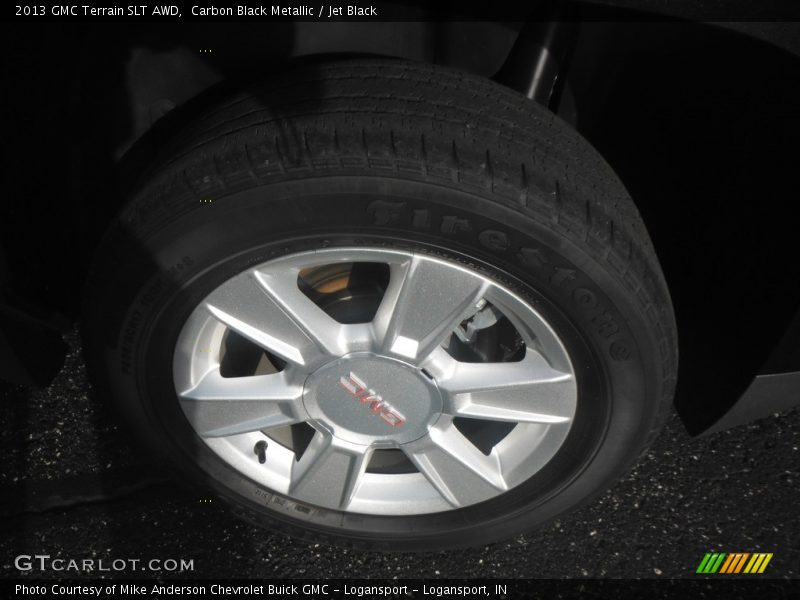 Carbon Black Metallic / Jet Black 2013 GMC Terrain SLT AWD