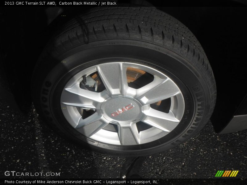Carbon Black Metallic / Jet Black 2013 GMC Terrain SLT AWD