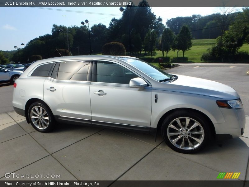 Ingot Silver Metallic / Charcoal Black 2011 Lincoln MKT AWD EcoBoost