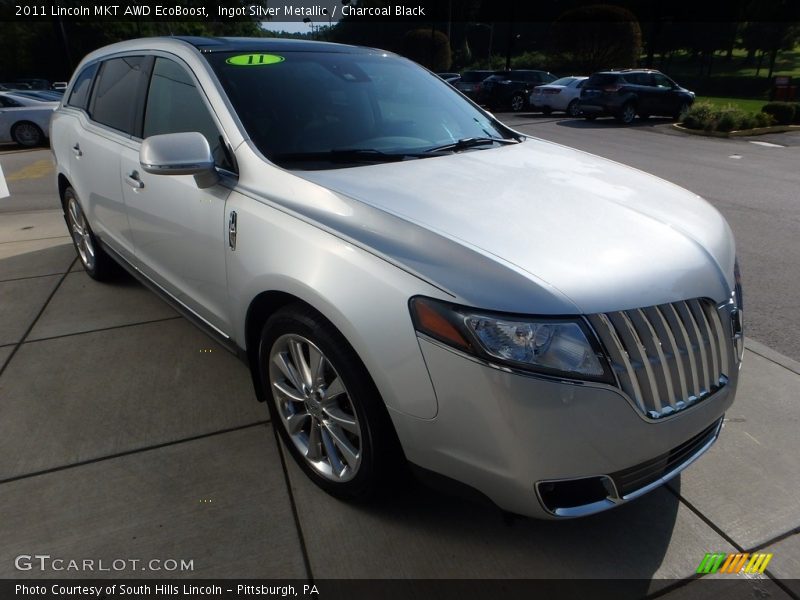 Ingot Silver Metallic / Charcoal Black 2011 Lincoln MKT AWD EcoBoost