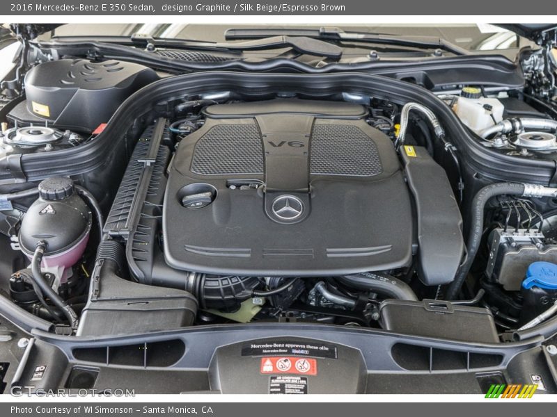 designo Graphite / Silk Beige/Espresso Brown 2016 Mercedes-Benz E 350 Sedan