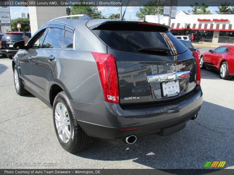 Gray Flannel Metallic / Ebony/Ebony 2012 Cadillac SRX Luxury AWD