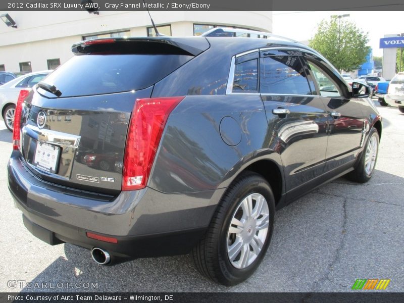 Gray Flannel Metallic / Ebony/Ebony 2012 Cadillac SRX Luxury AWD