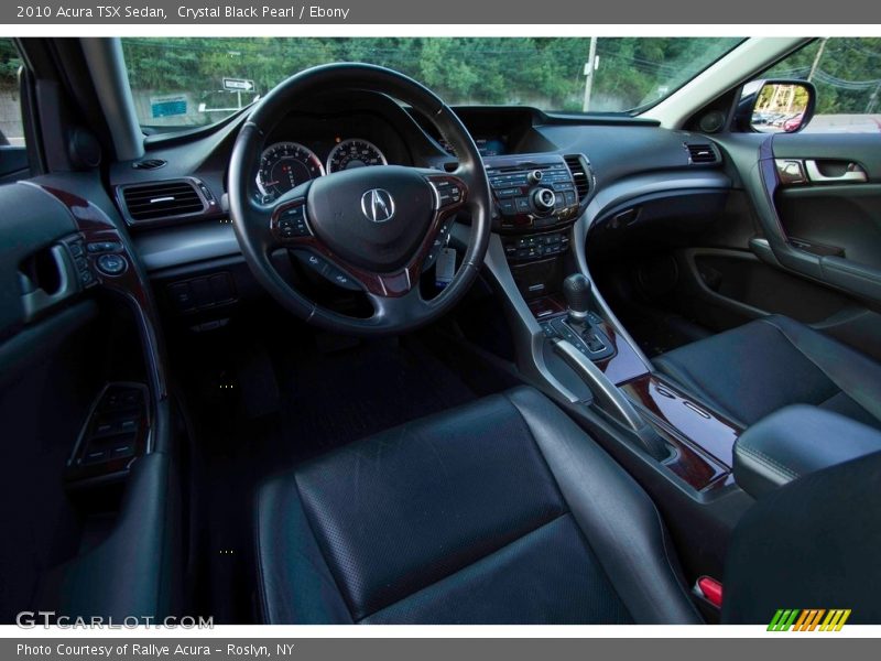 Crystal Black Pearl / Ebony 2010 Acura TSX Sedan