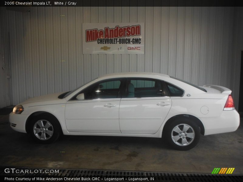 White / Gray 2006 Chevrolet Impala LT