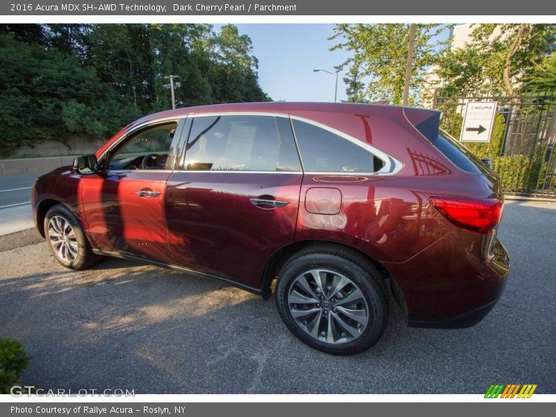 Dark Cherry Pearl / Parchment 2016 Acura MDX SH-AWD Technology