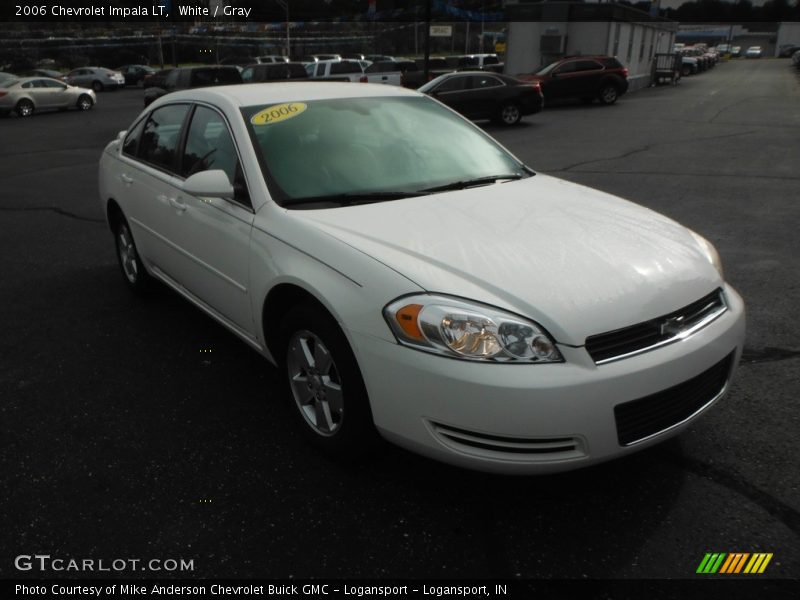 White / Gray 2006 Chevrolet Impala LT