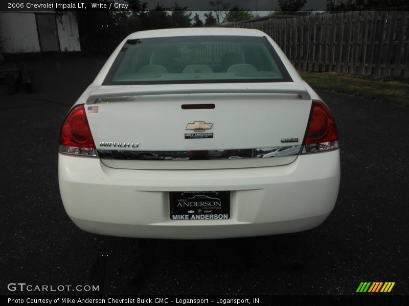 White / Gray 2006 Chevrolet Impala LT