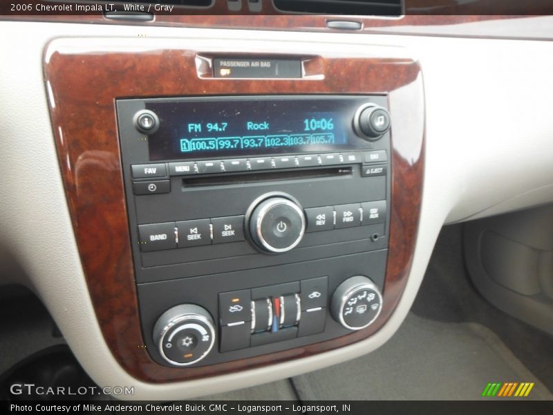 White / Gray 2006 Chevrolet Impala LT
