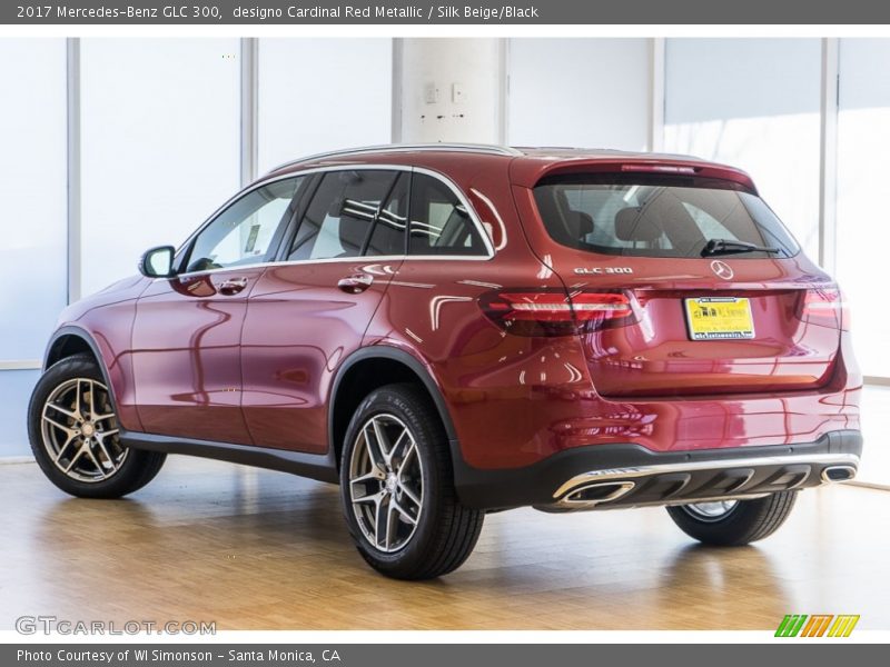 designo Cardinal Red Metallic / Silk Beige/Black 2017 Mercedes-Benz GLC 300