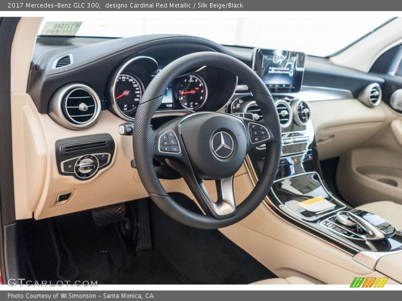 Dashboard of 2017 GLC 300