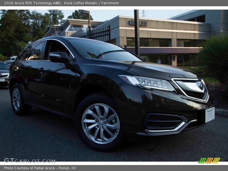Kona Coffee Metallic / Parchment 2016 Acura RDX Technology AWD