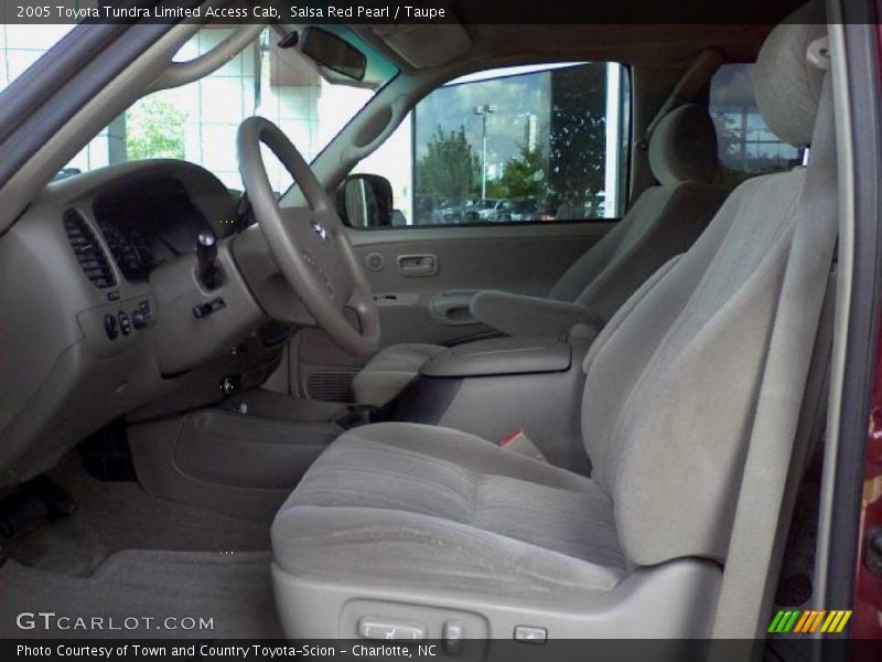 Salsa Red Pearl / Taupe 2005 Toyota Tundra Limited Access Cab