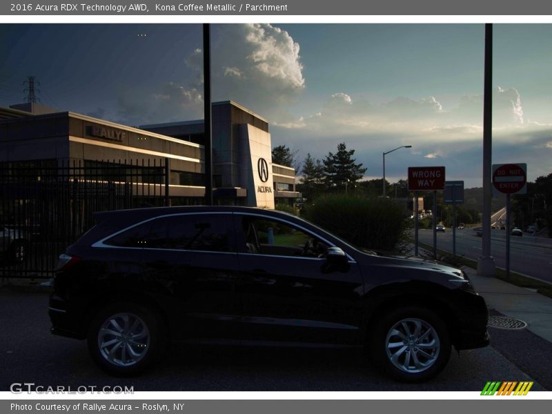 Kona Coffee Metallic / Parchment 2016 Acura RDX Technology AWD