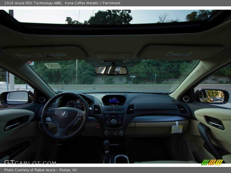 Kona Coffee Metallic / Parchment 2016 Acura RDX Technology AWD