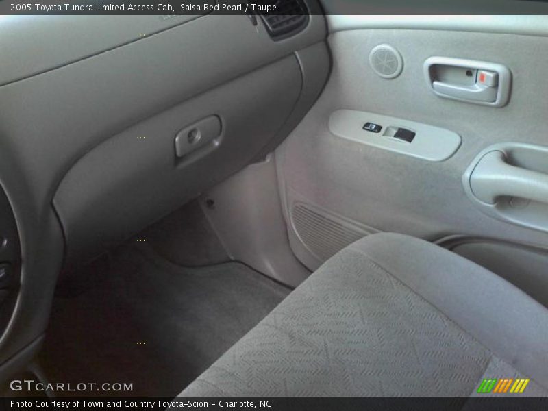 Salsa Red Pearl / Taupe 2005 Toyota Tundra Limited Access Cab