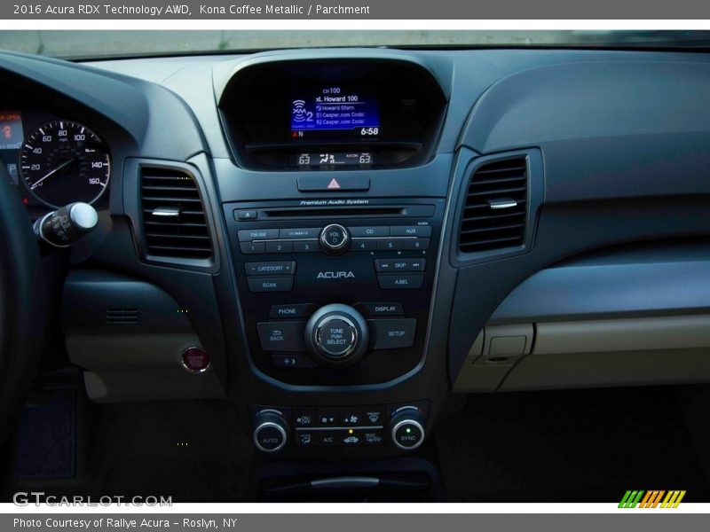 Kona Coffee Metallic / Parchment 2016 Acura RDX Technology AWD