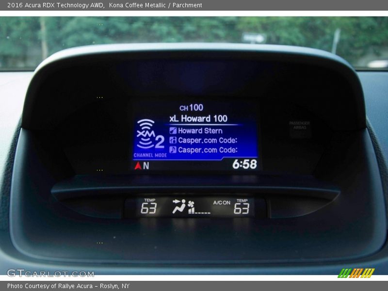 Kona Coffee Metallic / Parchment 2016 Acura RDX Technology AWD