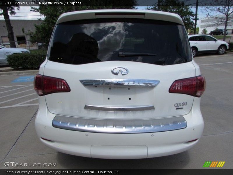 Majestic White / Graphite 2015 Infiniti QX80