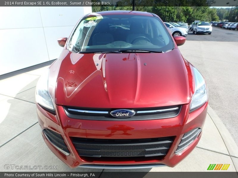 Sunset / Charcoal Black 2014 Ford Escape SE 1.6L EcoBoost
