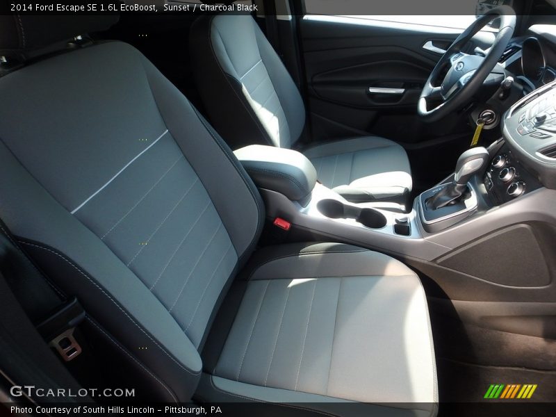 Sunset / Charcoal Black 2014 Ford Escape SE 1.6L EcoBoost