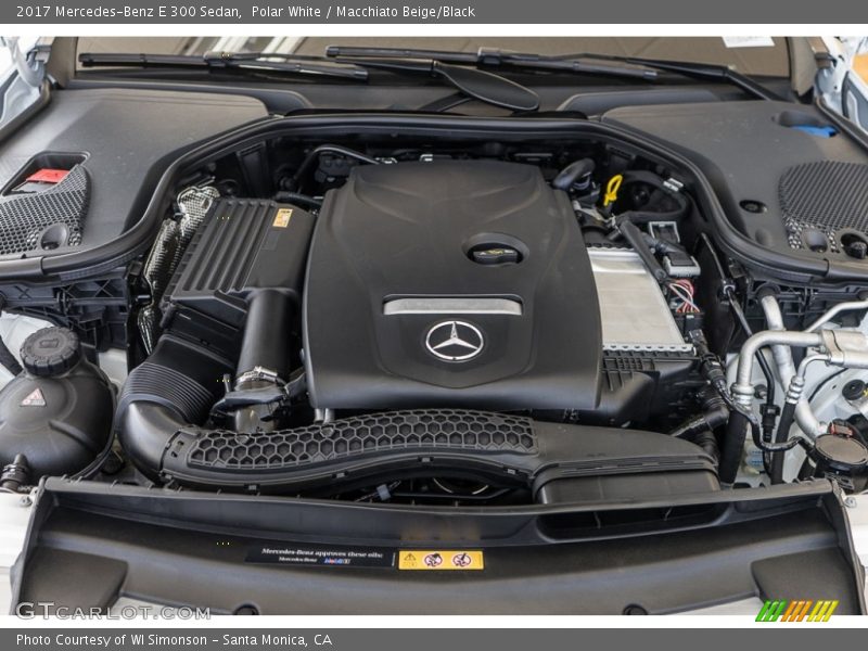 Polar White / Macchiato Beige/Black 2017 Mercedes-Benz E 300 Sedan