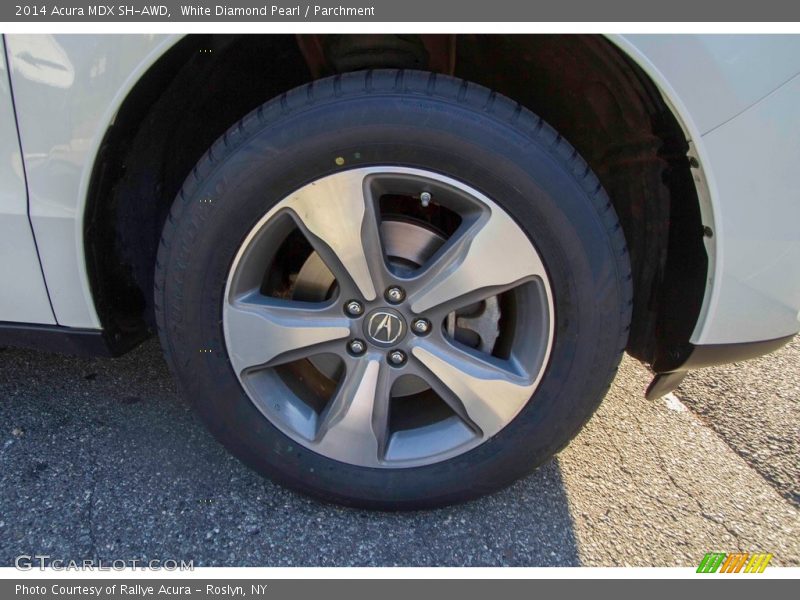 White Diamond Pearl / Parchment 2014 Acura MDX SH-AWD