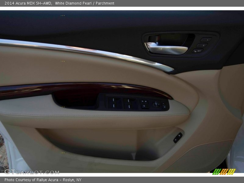 White Diamond Pearl / Parchment 2014 Acura MDX SH-AWD