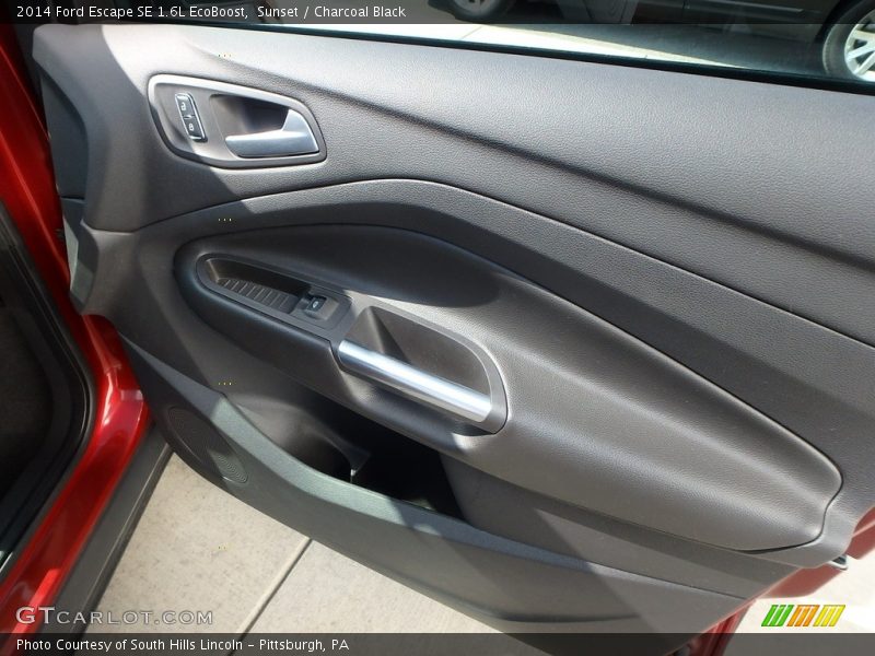 Sunset / Charcoal Black 2014 Ford Escape SE 1.6L EcoBoost