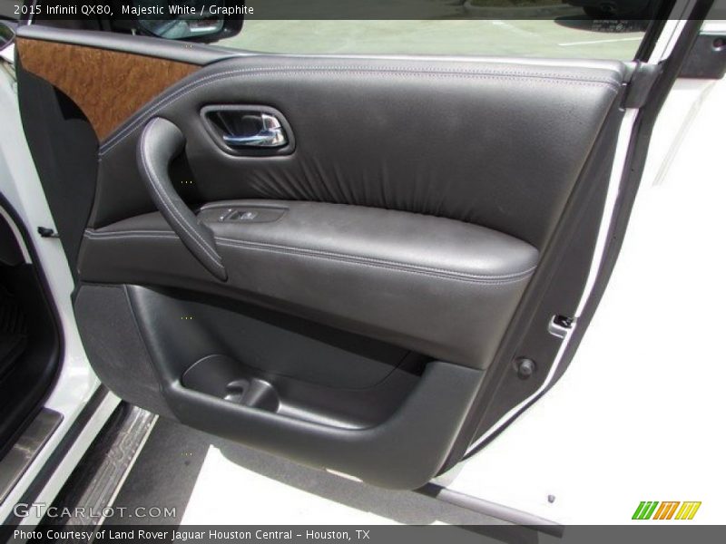 Majestic White / Graphite 2015 Infiniti QX80