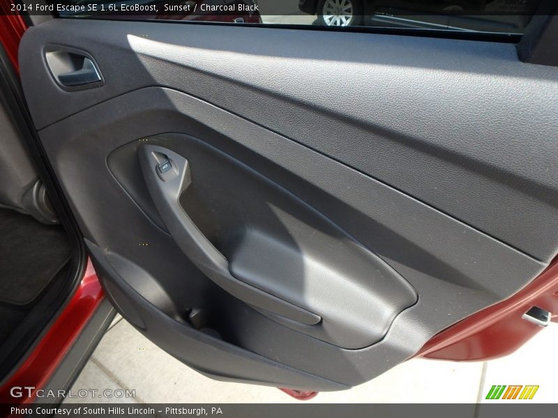 Sunset / Charcoal Black 2014 Ford Escape SE 1.6L EcoBoost