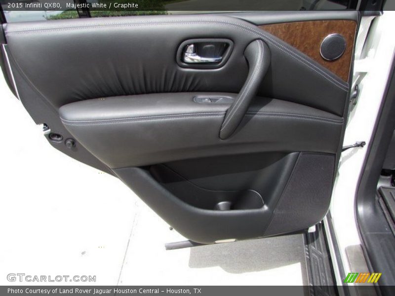 Majestic White / Graphite 2015 Infiniti QX80