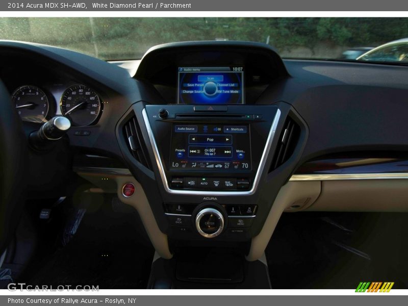 White Diamond Pearl / Parchment 2014 Acura MDX SH-AWD