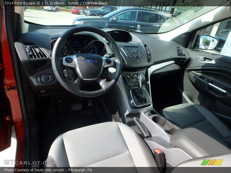 Sunset / Charcoal Black 2014 Ford Escape SE 1.6L EcoBoost