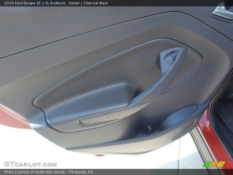 Sunset / Charcoal Black 2014 Ford Escape SE 1.6L EcoBoost