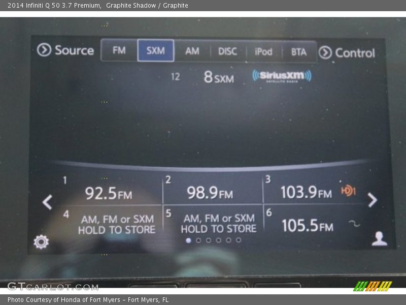 Graphite Shadow / Graphite 2014 Infiniti Q 50 3.7 Premium