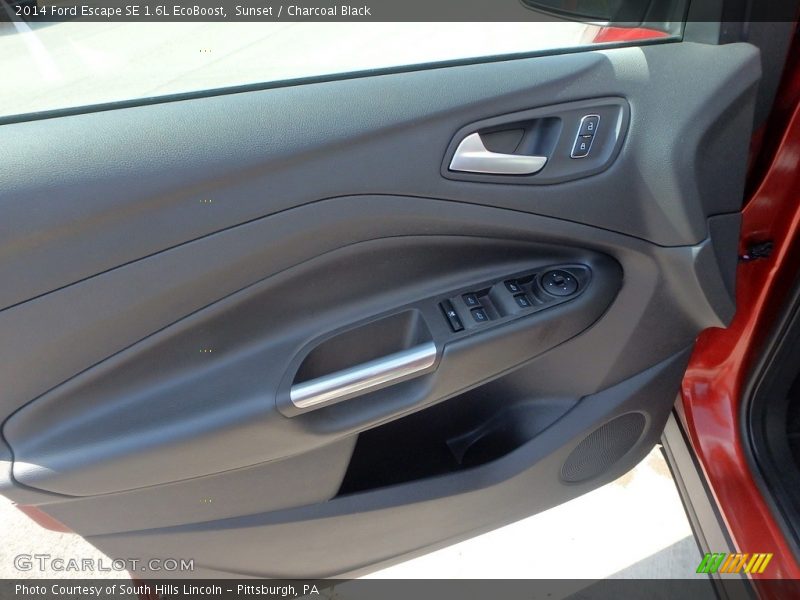 Sunset / Charcoal Black 2014 Ford Escape SE 1.6L EcoBoost