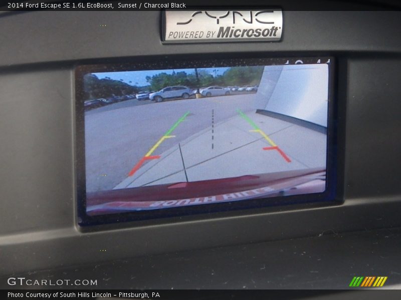 Sunset / Charcoal Black 2014 Ford Escape SE 1.6L EcoBoost