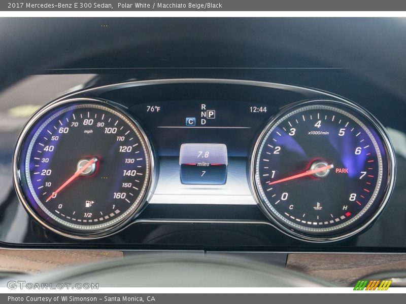 Polar White / Macchiato Beige/Black 2017 Mercedes-Benz E 300 Sedan
