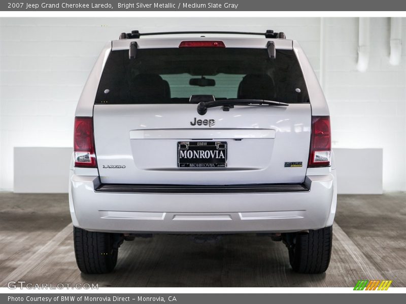 Bright Silver Metallic / Medium Slate Gray 2007 Jeep Grand Cherokee Laredo