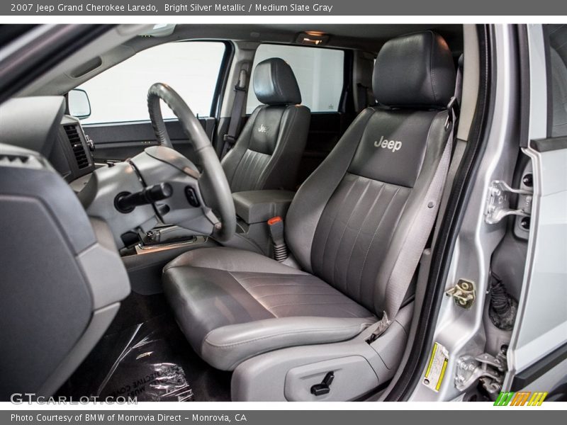 Bright Silver Metallic / Medium Slate Gray 2007 Jeep Grand Cherokee Laredo