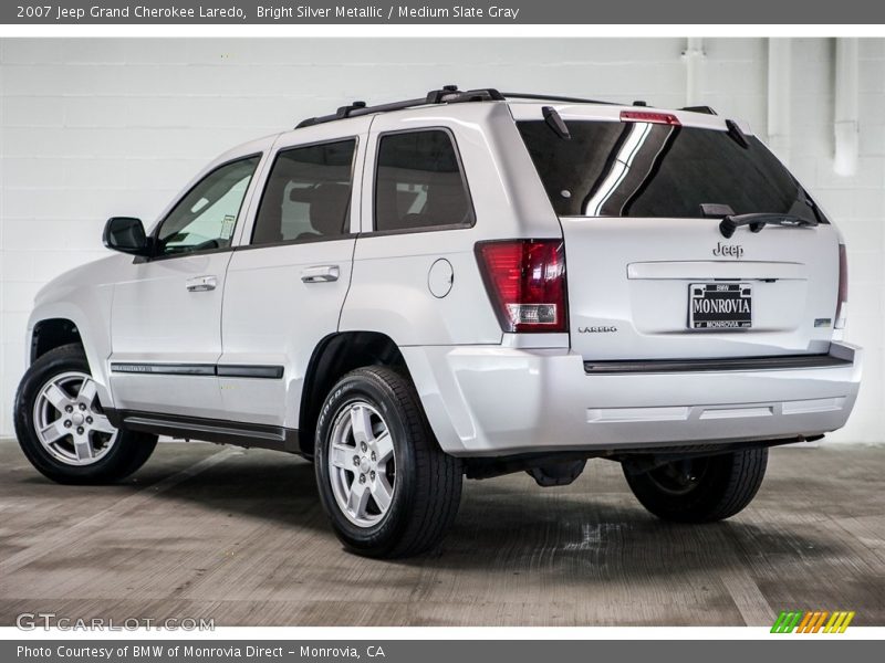 Bright Silver Metallic / Medium Slate Gray 2007 Jeep Grand Cherokee Laredo