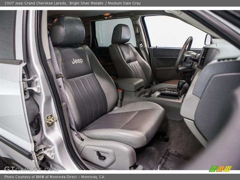 Bright Silver Metallic / Medium Slate Gray 2007 Jeep Grand Cherokee Laredo